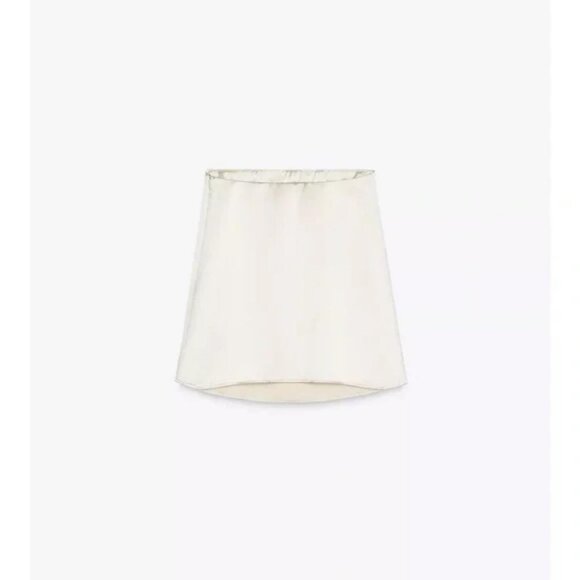 ZARA STRAPLESS SATIN EFFECT TOP - Picture 5 of 6